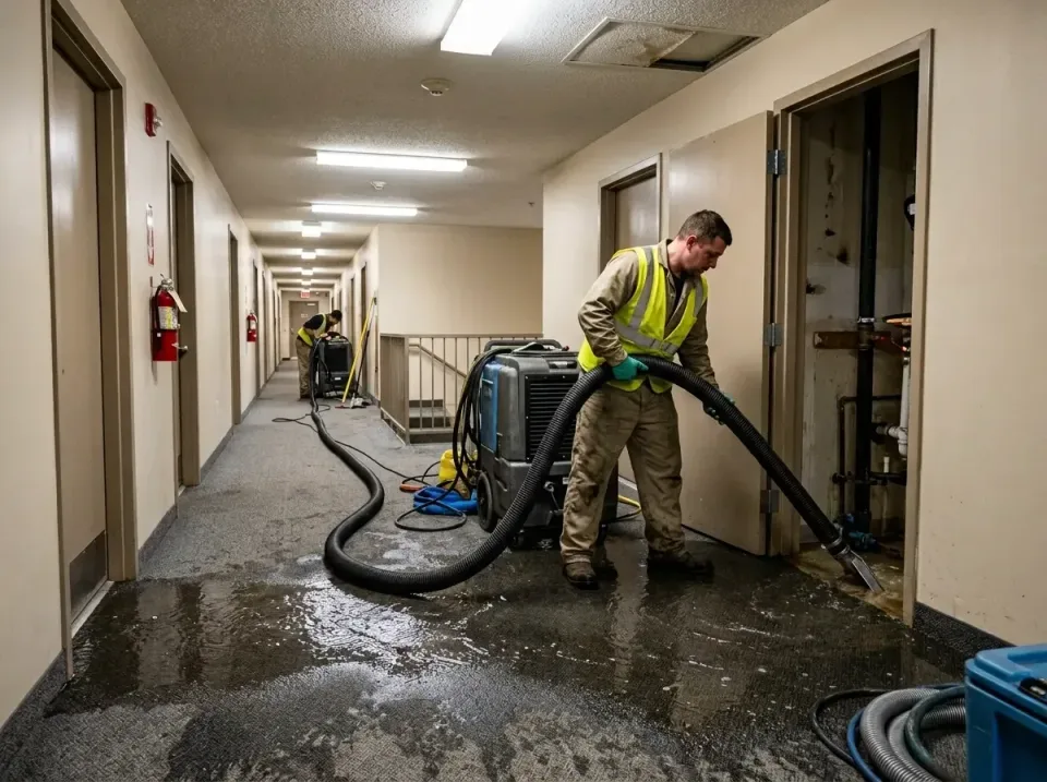 multi-unit-apartment-hallway-f-005 — frequently asked questions, Emergency Burst Pipe Water Extraction & Removal in College,…